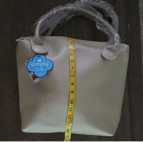 NWT Gold Simply Southern Simply Tote Insert Hand Bag - Picture 1 of 2
